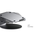 ShoppingAll - Support ergonomique pour ordinateur portable avec base pivotante à 360°- Gris-10