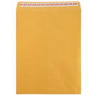 Jam Paper - Enveloppes recyclées Open End avec fermeture autocollante, 12 po H x 15 1/2 po l, Kraft brun, Paquet de 50-Couleur : Kraft Manille marron