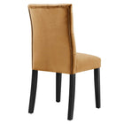 Modway - Duchess Performance Velvet Chaises de salle à manger Ensemble de 2 - Cognac-Assemblée requise