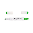 Crayola - Ensemble de 20 marqueurs double pointe à base d'alcool - pointe fine et pointe oblique -  paquet de 20-10