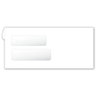 Deluxe - Enveloppes à double fenêtre - compatibles avec formulaires - 9 po x 4-1/8 po - paquet de 500-Enveloppes confidentielles à deux fenêtres