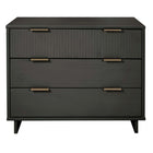 Manhattan Comfort - Granville commode moderne 37,8" - gris foncé-Moderne-contemporain avec une touche de glamour - commode pour chambre