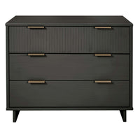 Manhattan Comfort - Granville commode moderne 37,8" - gris foncé-Moderne-contemporain avec une touche de glamour - commode pour chambre
