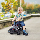 Aosom - Voiture à glissière pour enfants avec rangement secret sous le siège - noir-Poignée à taille d’enfant, adaptée aux tout-petits de 18 à 60 mois 