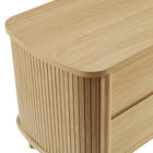 Modway - Cadence 2 tiroirs Table de chevet, Chêne-10