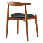 Modway - Stalwart Restauration Fauteuil d’appoint - Noir noyer foncé-7