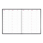 Brownline - 2027 agenda quotidien avec reliure collée – 10 po x 7 7/8 po – noir-Calendrier courant et perpétuel