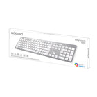 Adesso - AKB-730UW USB-C Clavier à commutateur à ciseaux multi-OS avec raccourci clavier CoPilot AI, USB-C/USB-A-Touches de raccourci Windows : 6 touches (Poste de travail, Précédent et Suivant, Recherche/E-mail/Retour, CoPilot)