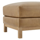 Modway - Roscoe Cuir végane Ottoman - Toast-9