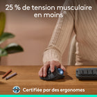 Logitech - Souris trackball sans fil Ergo M575S - Graphite-Travaillez comme vous le souhaitez: profitez d'un contrôle amélioré avec 3 boutons personnalisables, des raccourcis rapides et Smart Actions, ajustez la vitesse du curseur selon vos préférences avec l'application Logi Options+ 