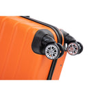 Swiss Traveller - Roxen Hardshell 3 pièces Ensemble de bagages roues à spinner à 360 degrés - Orange brûlé-9