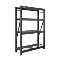Cat - Étagère industrielle à 4 tablettes - 48 po L x 18 po P x 72 po H-Connectez plusieurs étagères Cat pour des espaces plus grands