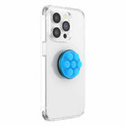 PopSockets - PopGrip Bulles Anti-Stress - Bleu électrique-Fonctionne comme un support pratique pour regarder des vidéos à la volée