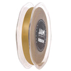 JAM Paper - Ruban de satin double face - 3/8" de largeur x 25 m - Or-Les rubans sont parfaits pour emballer des cadeaux, des vêtements, décorer ou attacher autour de bouteilles gastronomiques et de paniers cadeaux