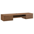 Modway - Render Fixation murale Bois Bureau - Noyer-Bureau du milieu du siècle