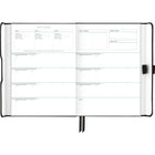 AT-A-GLANCE - Agenda hebdomadaire/mensuel Foundation non daté - 8 1/4 po H x 5 3/4 po l - Noir - Anglais-Travaillez vers les objectifs des pages de planification hebdomadaire et mensuelle