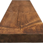 Entrepot La Grange - Tablette flottante 36 x 8 x 2 po - avec quincaillerie - Brun whisky-Bois véritable