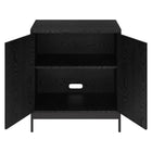 Hudson&Canal - Meuble d'appoint Whitman 28 po de largeur - Grain noir-Nettoyer avec un chiffon doux et sec, sans produits chimiques agressifs ni produits de nettoyage abrasifs