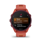 Garmin - Forerunner 170 Music - Rouge rose avec bracelet Rouge rose/Mangue-Les plans d'entraînement évolutifs Garmin Coach vous aident à atteindre vos objectifs de course, de dépassement ou de forme physique grâce à des programmes adaptés quotidiennement selon votre récupération et votre santé, offrant des options allant de la course-marche pour débutants aux entraînements intensifs pour coureurs d'expérience