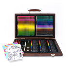 Art 101 - Dessiner et colorier le bois – Ensemble d'art de 106 pièces-Les crayons de couleur Premium Core colorent, nuancent et se mélangent magnifiquement avec une teneur élevée en pigments.