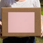 Jam Paper Étiquettes autocollantes pleine page, 8 1/2 x 11 po, rose pastel, 10/paquet-5