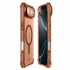Itskins - Étui Hybrid_R Vapor MagSafe pour iPhone 17 Air - Moka-Protection extrême contre les chutes de 3 m/10 pieds