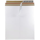 Jam Paper - Enveloppes d'expédition rigides pour photos, avec fermeture auto-adhésive, 12,75 po x 15 po, blanc, paq./6-Enveloppe en papier cartonné blanc
