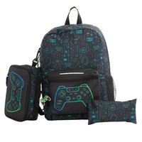 Smash - Ensemble de sac à dos 3 pièces junior journey - gamer-Boîte à lunch incluse