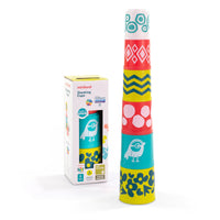 Miniland - Apprendre à ressentir : empiler des tasses - Ensemble de 6-Les gobelets empilables favorisent la stimulation visuelle, l'attention et la perception visuelle