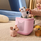 tonies - Coffret de jeu Ferme Toniebox 2 - Rose nuage - Anglais-Deux façons de jouer : les enfants peuvent plonger dans leurs histoires et chansons préférées avec une collection toujours grandissante de personnages Tonie, ou ajouter Tonieplay pour découvrir des jeux sans écran et plus encore