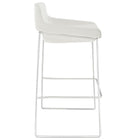 Modway - Garner Tabouret de bar - Blanc-Siège en mousse recouvert de tissu