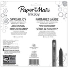 Paper Mate - Stylos à encre gel InkJoy - 0,7 mm - couleurs variées - paquet de 14-Corps en plastique ergonomique confortable aux couleurs vives