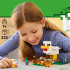 LEGO - Minecraft La ferme-poule-Comprend les personnages d’amateur de poulet, de bébé zombie, de renard, de poulet froid et de bébé poulet