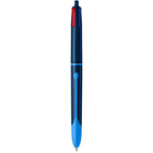 BIC - Stylos à bille lisses 4-Color - 1,0 mm - Assortis - Paquet de 3-Le stylo à bille BIC 4-Color de renommée mondiale que vous connaissez et aimez a maintenant 40% d’encre lisse * Vs le stylo à bille leader aux États-Unis et au Canada