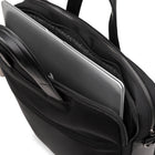 Bugatti - Mallette d’affaires de la Collection Blake pour portable 15,6po - Noir-Bandoulière réglable et amovible avec repose-épaule rembourré pour un confort optimal