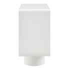 Modway - Lumo 2 portes Bois Armoire d’accent - Blanc-Assemblée requise