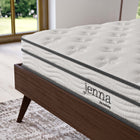 Modway - Jenna 6 po Ressorts et mousse Matelas Queen-Barrière en polyester résistante au feu