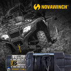NovaWinch SUPERB treuil électrique 12 V, capacité de 4 500 lb avec câble synthétique, interrupteur au guidon-Frein mécanique avec maintien automatique de la charge