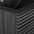 Modway - Render 24" Vanette de salle de bain - Noir charbon-8