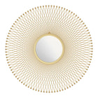 Zuo - Miroir rond Glow - Or-Dimensions: 1,0 po L x 35,0 po L x 35,0 po H