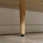 HOMCOM - Buffet moderne 47,2 po L, meuble de rangement - bois naturel-Couleur : Blanc, Naturel 