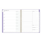 Cambridge - Agenda scolaire hebdomadaire/mensuel WorkStyle Focus 2026-2027 - 11 po H x 8 1/2 po l - violet - bilingue-Format des pages : 11 po H x 8 1/2 po l