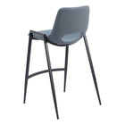 Zuo - Desi Tabouret de comptoir - Azure Gris - Ensemble de 2-7