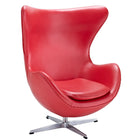 Modway - Glove Cuir Chaise longue - Rouge-Amorti en mousse haute densité
