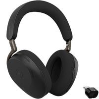 Jabra - Evolve3 85 MS USB-C - Noir-Fonctionnant avec une batterie interne rechargeable qui offre jusqu’à 25 heures de conversation et supporte la recharge sans fil
