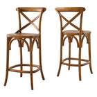 Modway - Gear Tabouret de comptoir - Noyer-7