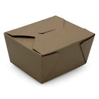 Victoria Bay - Boîtes à emporter  - 10,9 cm L x 8,9 cm l x 6,4 cm H - Kraft - Paquet de 450-Résistant aux fuites et à la graisse