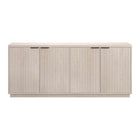 Hudson&Canal - Buffet Mansfield 68" L - Aulne Blanc-Un design contemporain moderne pour votre salle à manger, votre cuisine ou votre bureau