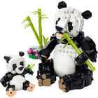 LEGO - Creator Animaux sauvages Famille Panda - 626 pièces-Jouez des aventures avec la faune avec 3 scènes d'animaux différentes