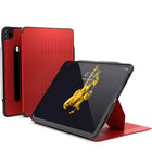 Zugu - Étui Alpha pour iPad Air 10,9 po (2020/2022) ou iPad Air 11 po (2024) - Rouge-Étui folio magnétique